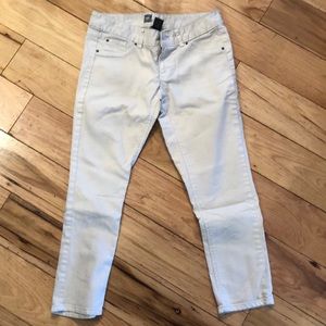 White skinny crop jeans!